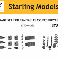 Upgrade set for Tamiya E class destroyer