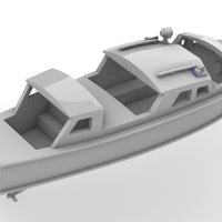 25 foot fast motor boat 1/350 x 2