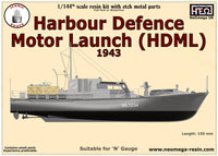 Harbour Defence Motor Launch (HDML) 1/144
