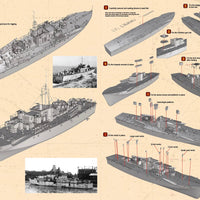 Fairmile D Motor Torpedo Boat 1/144