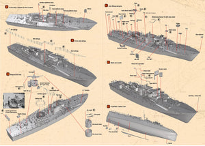 Fairmile D Motor Torpedo Boat 1/144