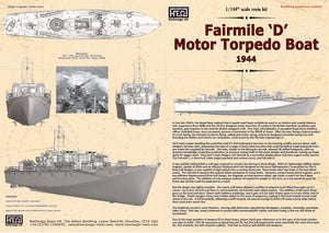 Fairmile D Motor Torpedo Boat 1/144