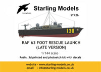 RAF 63' Rescue Launch (lete version) 1/144
