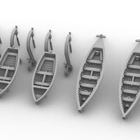 Royal Navy small warship boats set 1/350