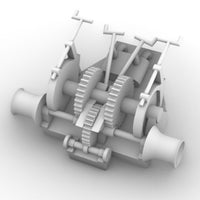 Deck winches 1/350 x 6