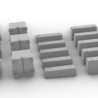 Royal Navy deck small deck lockers 1/350