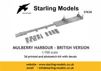 Mulberry harbour - British version 1/700
