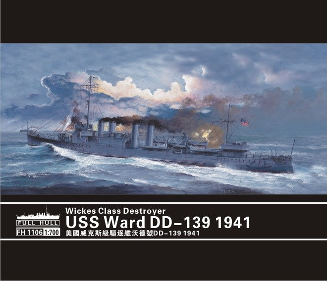 USS Ward, Wickes class destroyer