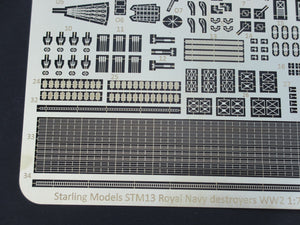 STM13 Royal Navy destroyers set 1:700