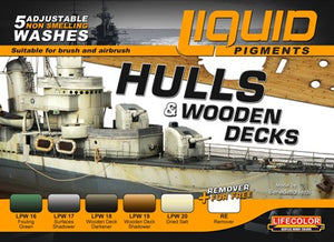 LifeColor Liquid Pigment Hulls & Wooden Decks set
