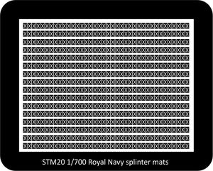 SM20 Royal Navy splinter mats 1/700