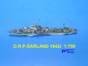 Polish destroyer ORP Garland, RN G class