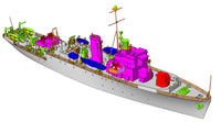 Algerine class fleet minesweeper 1/700
