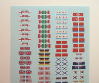 Modern naval flags and ensigns 1/700
