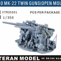 3" / 50Mk22 twin guns (open mount) x 4