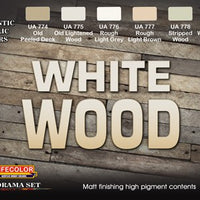 Lifecolor White Wood acrylic paint set
