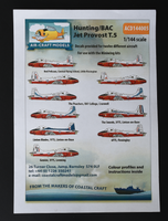 Hunting / BAC Jet Provost T2 decals
