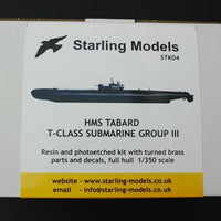 HMS Tabard, T class submarine Group III  1/350