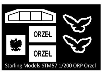 Detail set for 1/200 Kilo class ORP Orzel