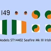 Irish Air Corps Seafire markings 1/144