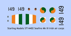 Irish Air Corps Seafire markings 1/144