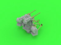 French Twin Mount 37mm/50 (1.46in) Model 1933 - (resin, PE and turned parts) - (4pcs)
