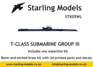 T Class submarine group III waterline version