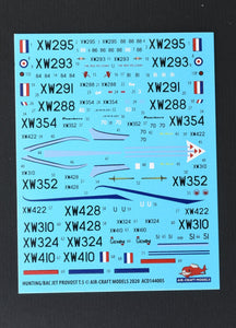 Hunting / BAC Jet Provost T2 decals
