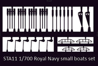 Royal Navy WW2 small boats set 1/700
