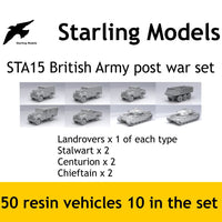 1/350 British Army postwar set