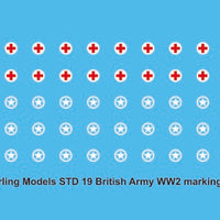 British Army WW2 vehicle markings 1/700