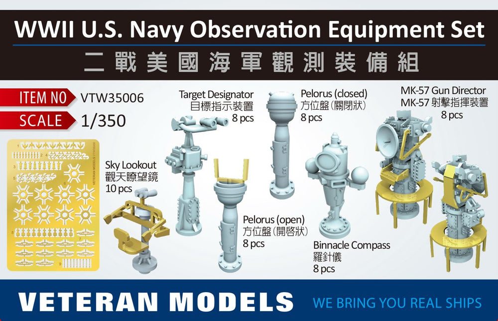 US Navy observation equipment set