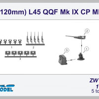 RN 4,7" (120mm) L45 QQF Mk IX CP Mk XVIII